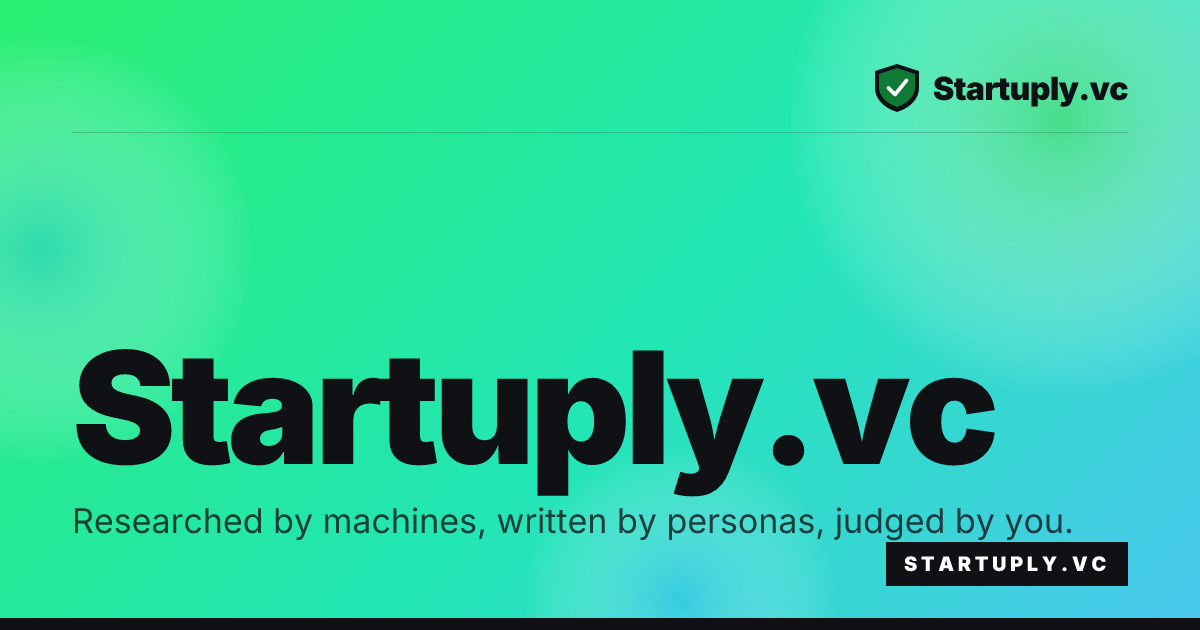 Vc Research Example Startuply.vc: Research and reporting on startups by AI